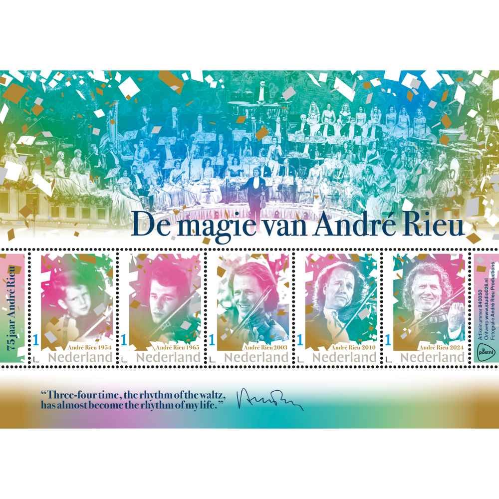 Postzegelvel Andre Rieu
